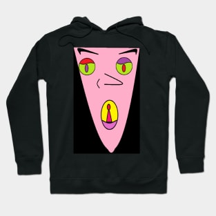 Pink face Hoodie